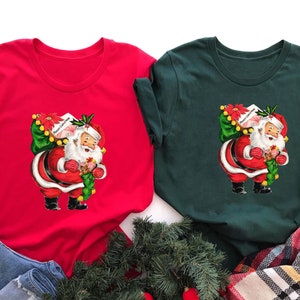 Santa Shirt, Christmas Shirt, Christmas Shirts, Christmas Gift, Holiday Shirt, Merry Christmas, Funny Christmas, Christmas Tshirt, Santa