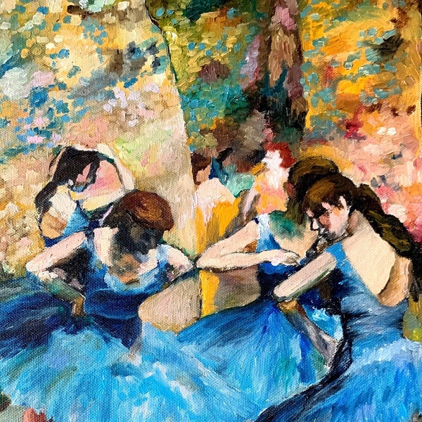 Danseuses bleues d'après Degas