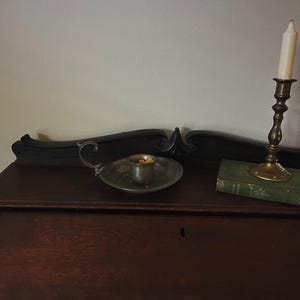 Vintage Pewter Candleholder