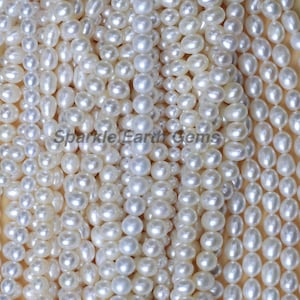 AA+ 7mm White Round Freshwater Pearls, Loose Pearl Beads Material, Round Pearl,High Quality Pearl Supply