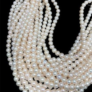 AAA 9mm White Round Freshwater Pearls, Loose Pearl Beads Material, Round Pearl,High Quality Pearl Supply