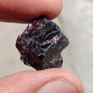 Natural Raw Garnet Specimen, Raw Garnet, Garnet Rough, Uncut Raw Garnet, January BirthStone Garnet, Best Fitted With Pendant, 40.95 Cts.