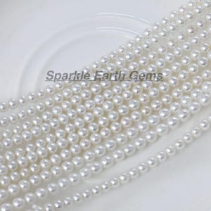 AA+ 8mm White Round Freshwater Pearls, Loose Pearl Beads Material, Round Pearl,High Quality Pearl Supply