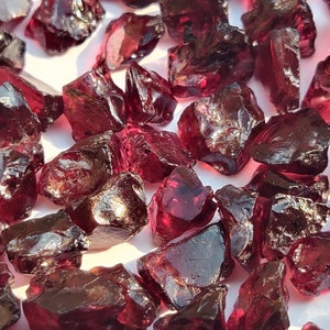 Natural Rough, Size 3-8 MM Genuine Garnet Gemstone Rough, Raw Red Garnet ,Healing Crystal Garnet Gemstone, Untreated Red Garnet Rough
