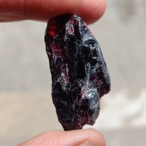 Natural Raw Garnet Specimen, Raw Garnet, Garnet Rough, Uncut Raw Garnet, January BirthStone Garnet, Best Fitted With Pendant, 68.20Cts.