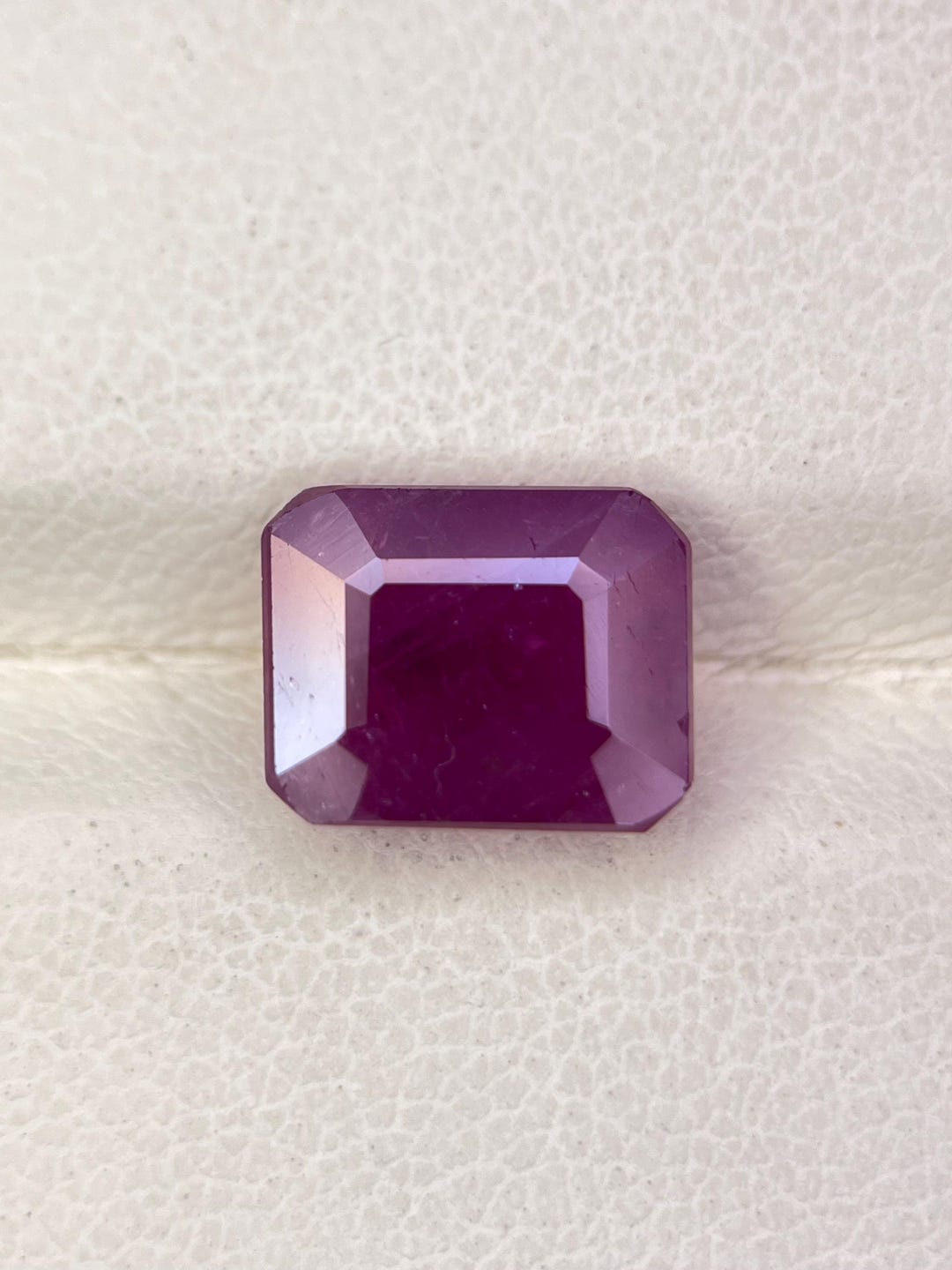 Natural Ruby Gemstone, AA Grade Octagon Shape Faceted Ruby, Luxury Red ...