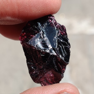 Natural Raw Garnet Specimen, Raw Garnet, Garnet Rough, Uncut Raw Garnet, January BirthStone Garnet, Best Fitted With Pendant, 57.00 Cts.