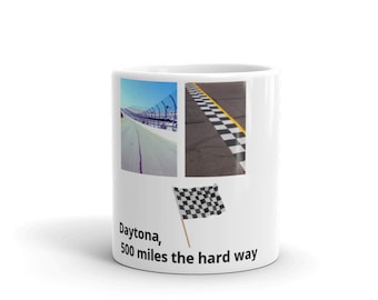 White glossy mug