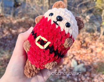 Santa Otter crochet pattern