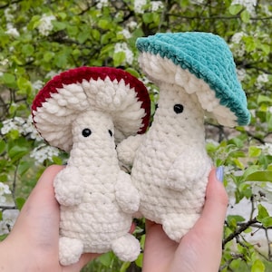 Crochet mushroom Boi plush