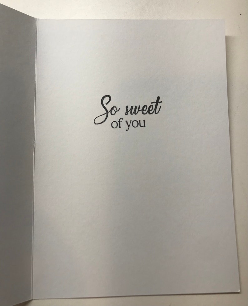 Thank you card