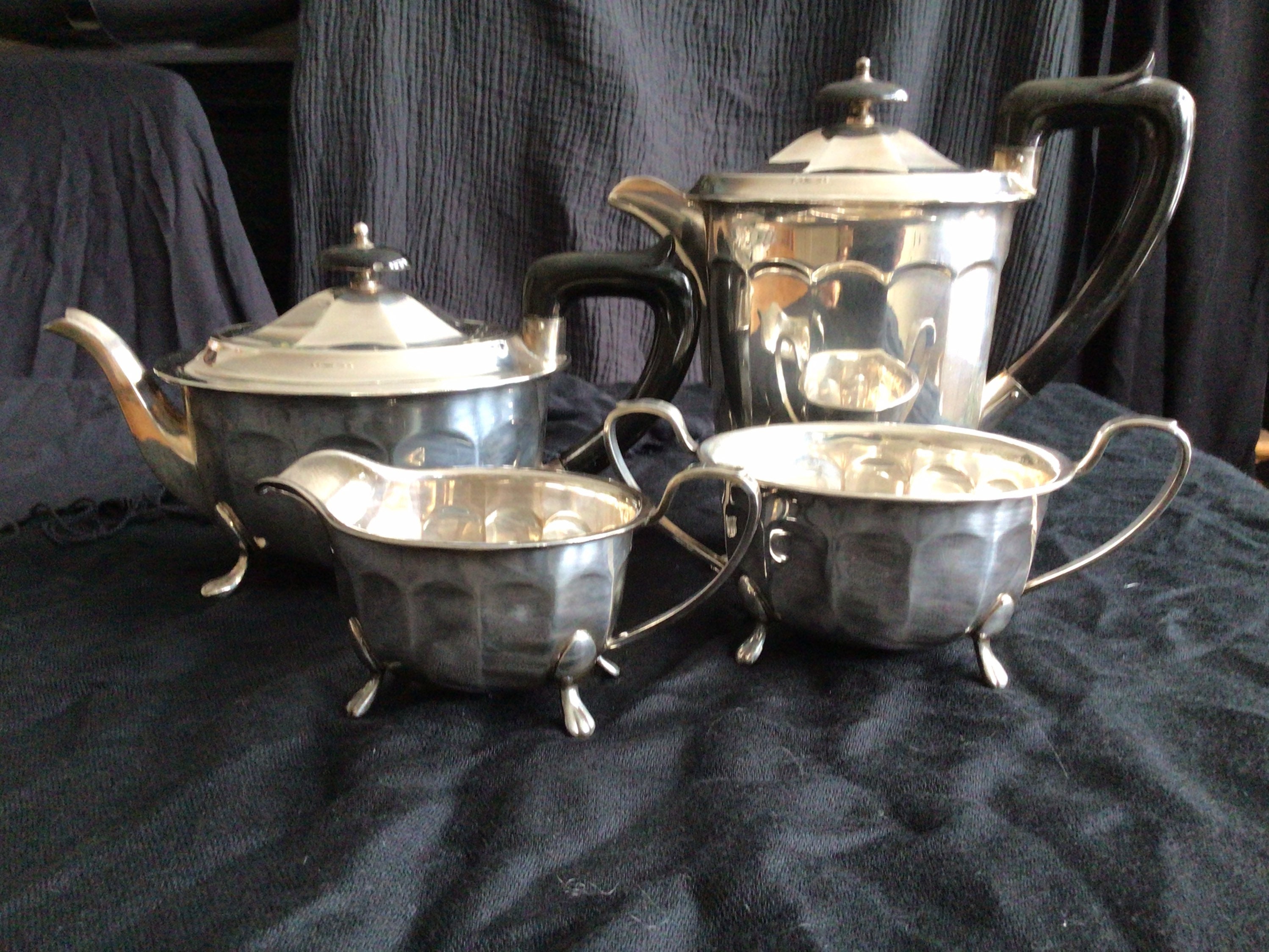 Vintage Silver Plate Tea Set | Etsy