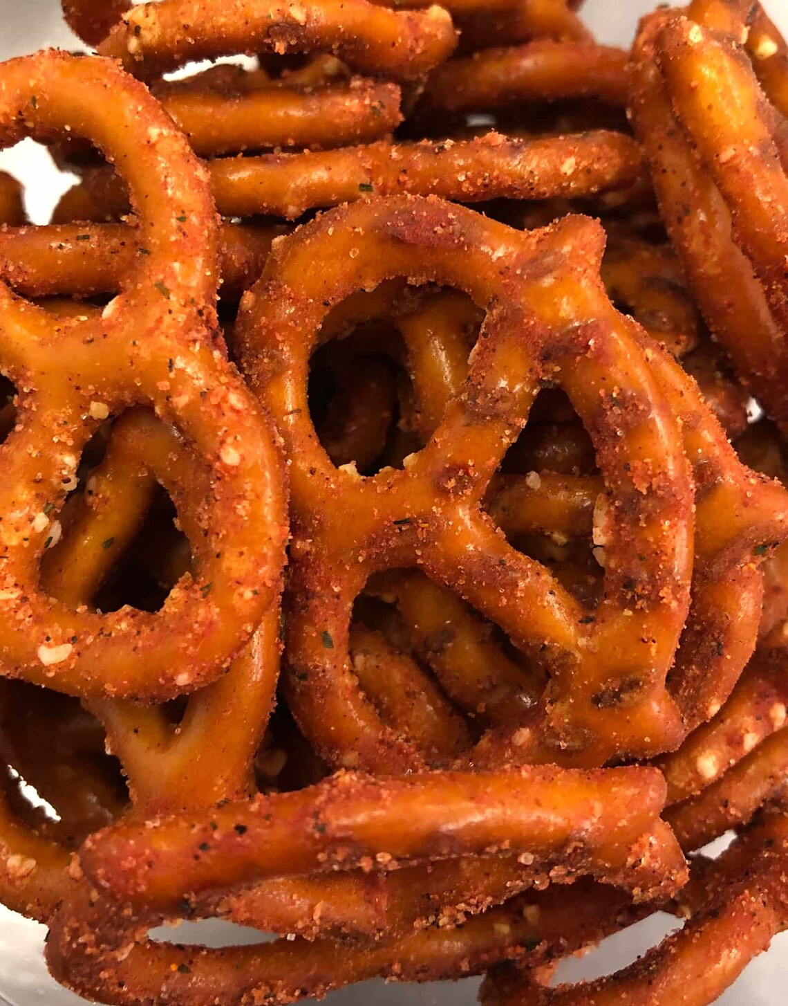 Spicy Buffalo Pretzels Seasoned Pretzels Etsy