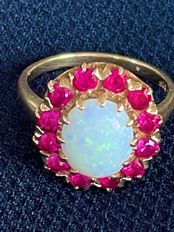 Opal and 14kt Gold Ring