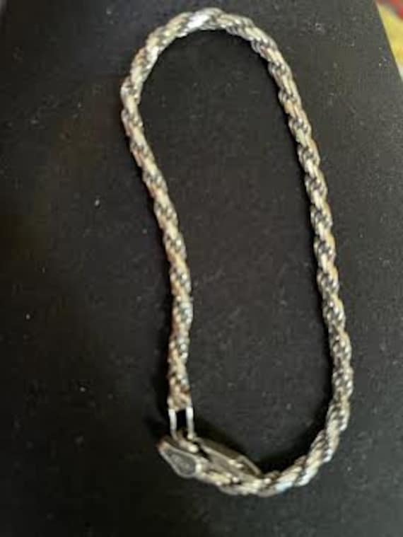 STERLING SILVER BRACELET   7 1/2 inches