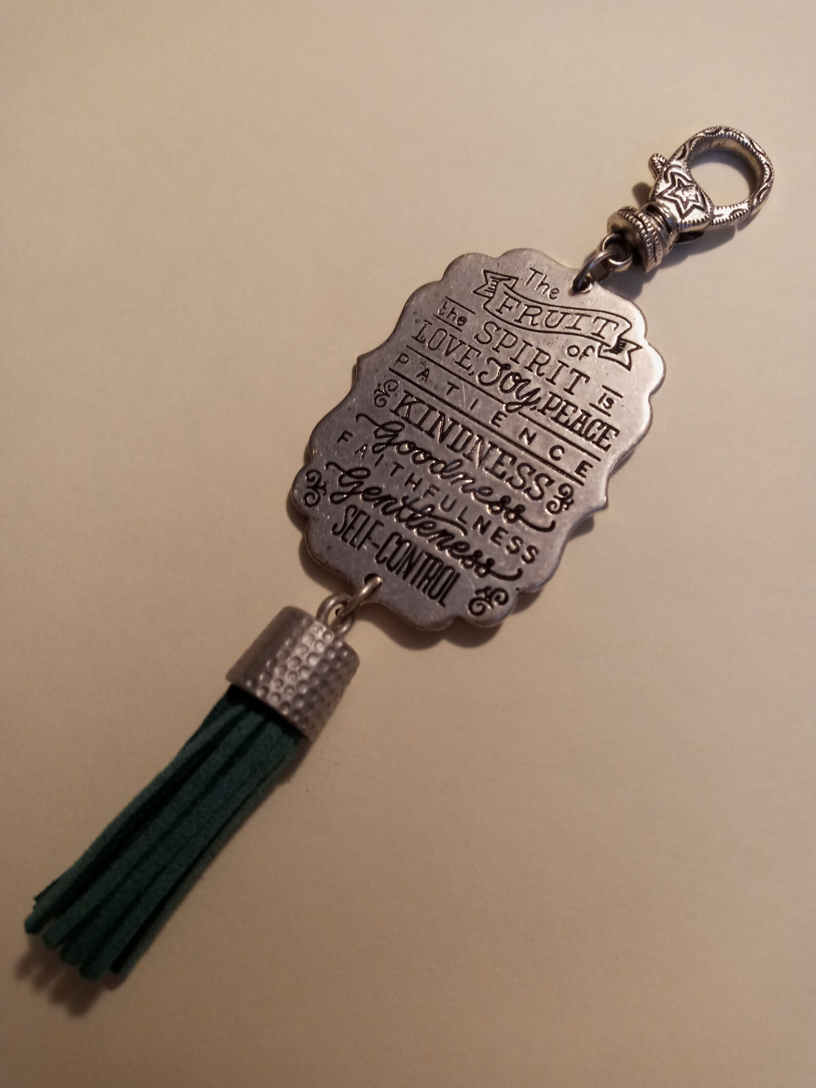Religious Purse Charm Or Keychain Bible Verse Purse Etsy