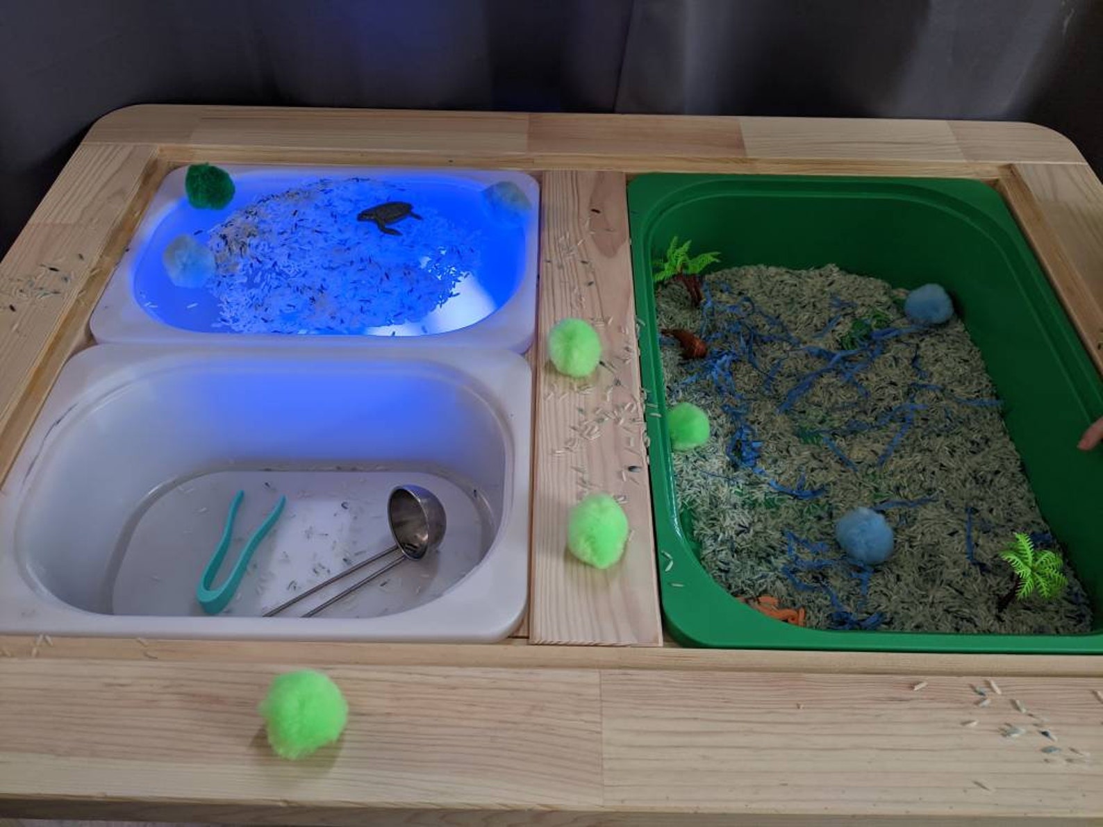 FLISAT Light Box Sensory Bin Table Insert TROFAST Compatible Etsy