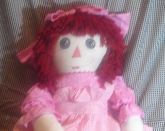 Traditional 36 inch Raggedy Ann doll