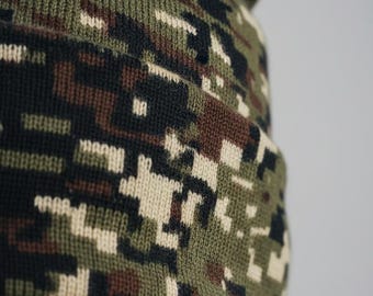 Digital Camo Beanie | Winter Hat