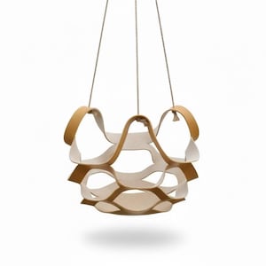 Modern Leather Plant Hanger | Adjustable Hanging Planter Holder for Indoor Plants | Boho Minimalist Plant Sling |