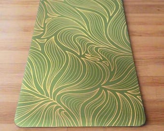 Eco Organic Yoga Mat: Non-Slip, Sweat-Resistant | Extra Long & Wide | Includes Custom Fit Bag