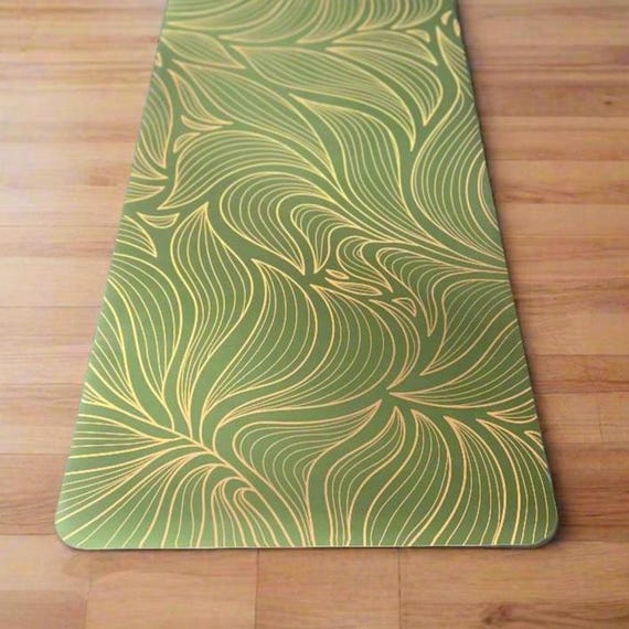 Eco Organic Yoga Mat: Non-Slip, Sweat-Resistant | Extra Long & Wide | Includes Custom Fit Bag