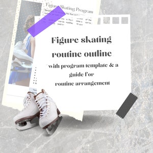 Eiskunstlauf-Routine