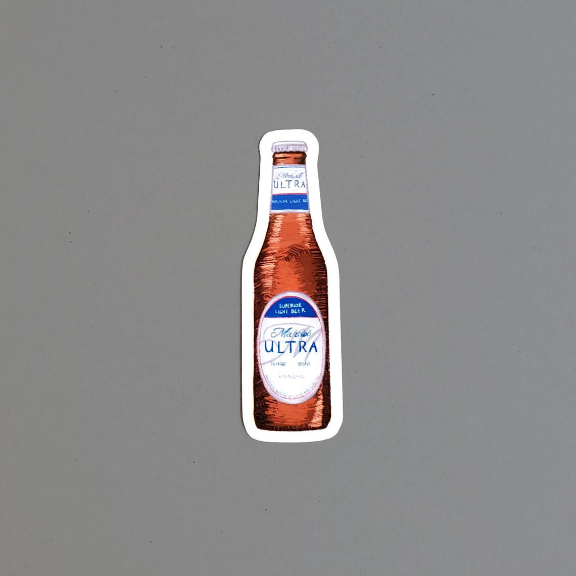 A108 Michelob Ultra Beer Sticker / Beer Bottle Sticker / Etsy
