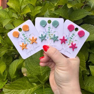 Summer Seashell/Starfish Stud Packs