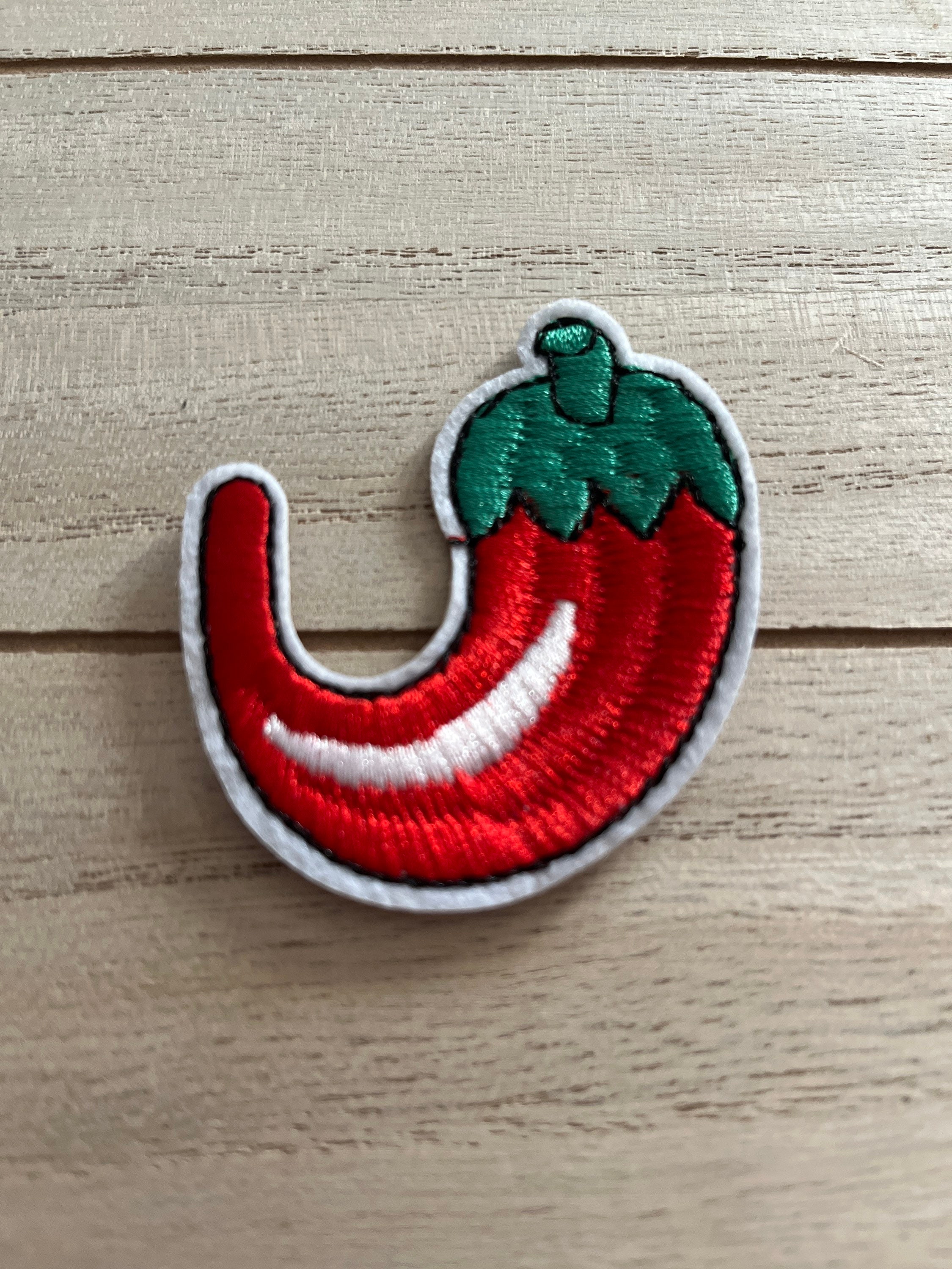 Spicy Chili Patches iron on patches funny iron on patch patches for Jackets  embroidery patch Patch for backpack