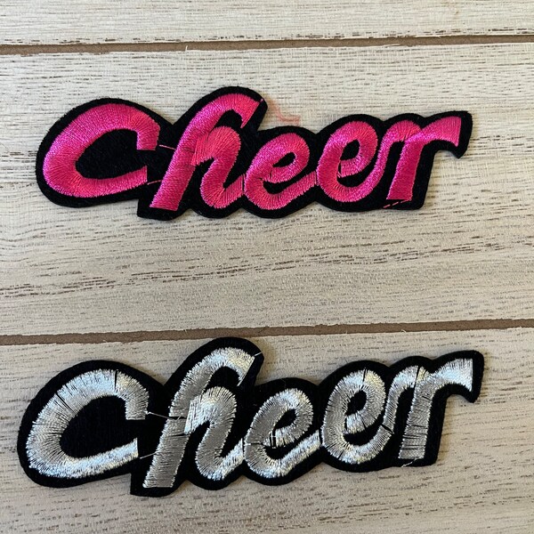 Cheer Iron On Etsy