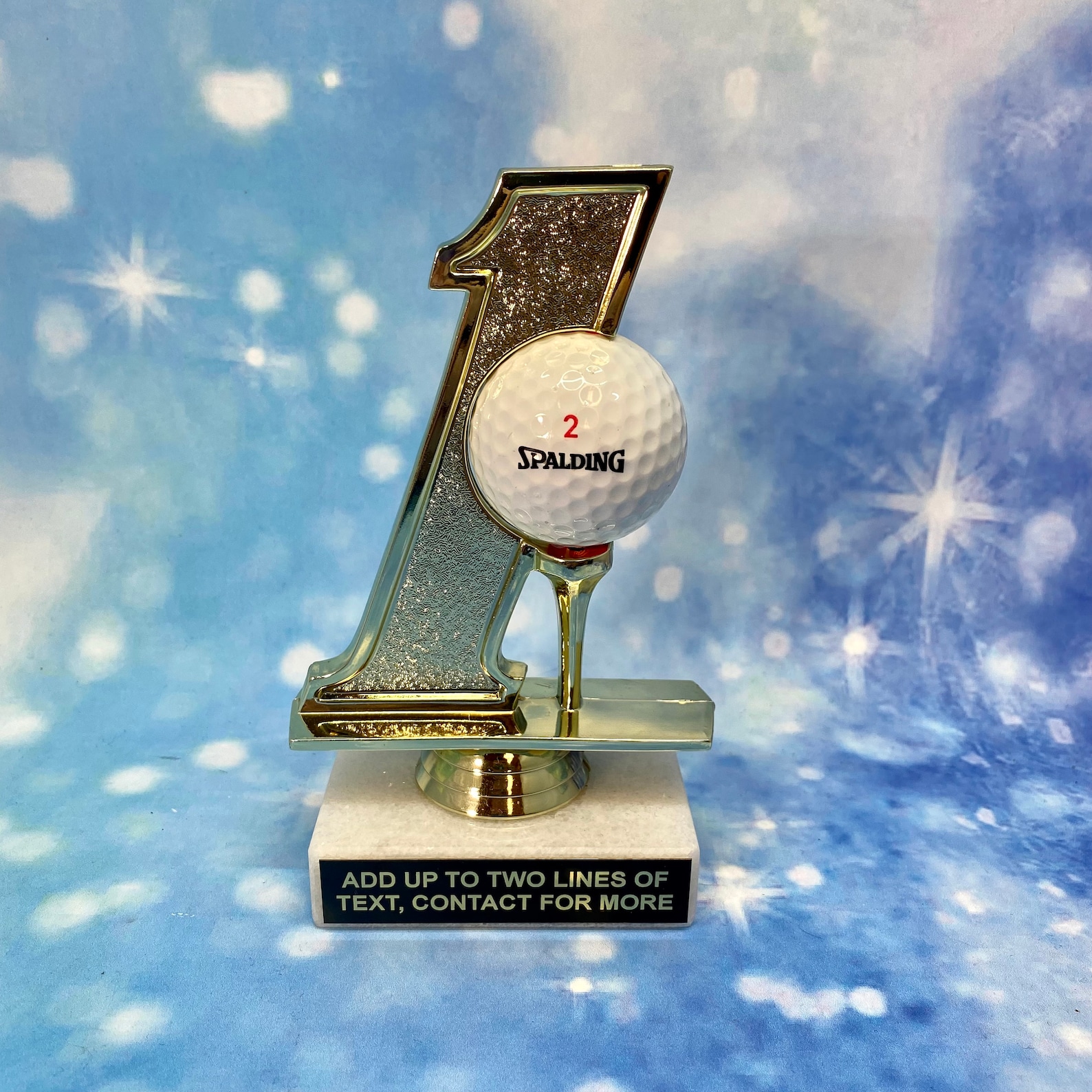 Hole In One Golf Trophy Free Engraving Put Games Puzzles Etsy