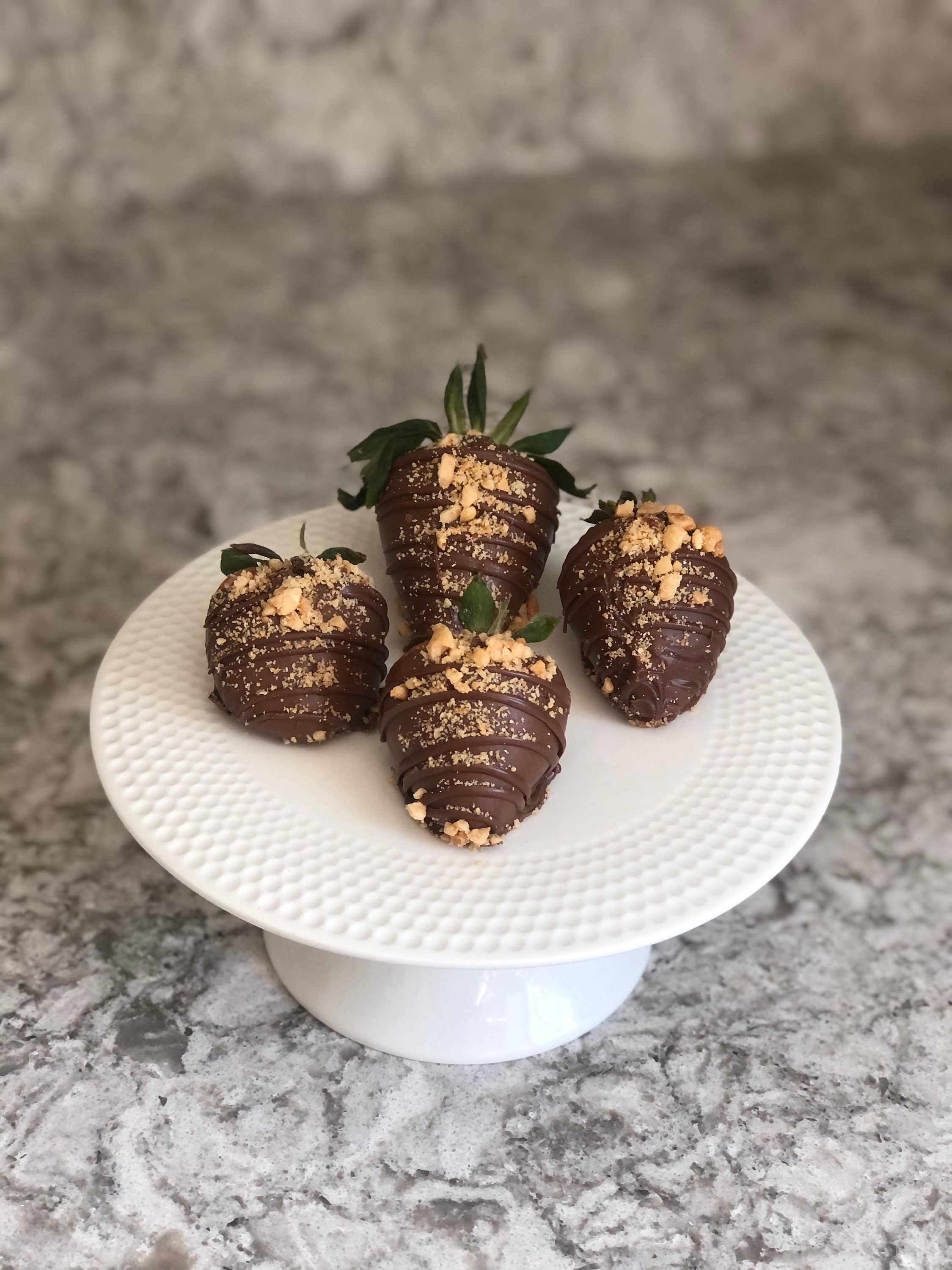 Chocolate covered strawberries with peanuts Etsy