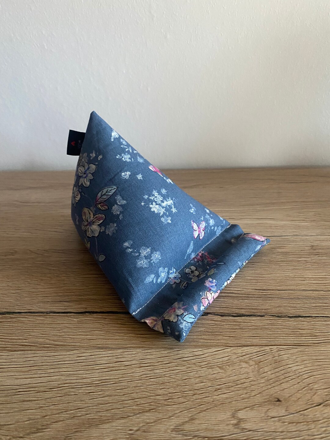 Cell Phone Cushion, Cell Phone Bean Bag, Cell Phone Holder, Cell Phone Support, Purple Blue