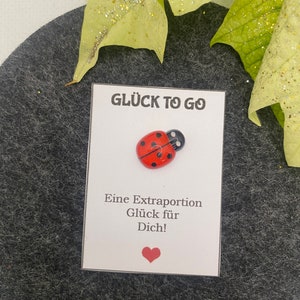 Lucky to go coccinella, piccola idea regalo per regalare gioia