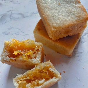 Vegan Handmade Taiwanese Pineapple Cake,  Chinese Dessert, Mid Autumn Festival and Lunar New Year Gift