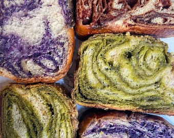 Vegan Babka, Sweet Cake Bread with Swirl Filling