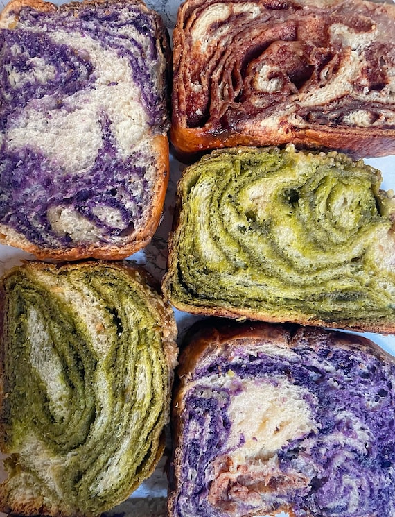 Vegan Babka, Sweet Cake Bread with Swirl Filling
