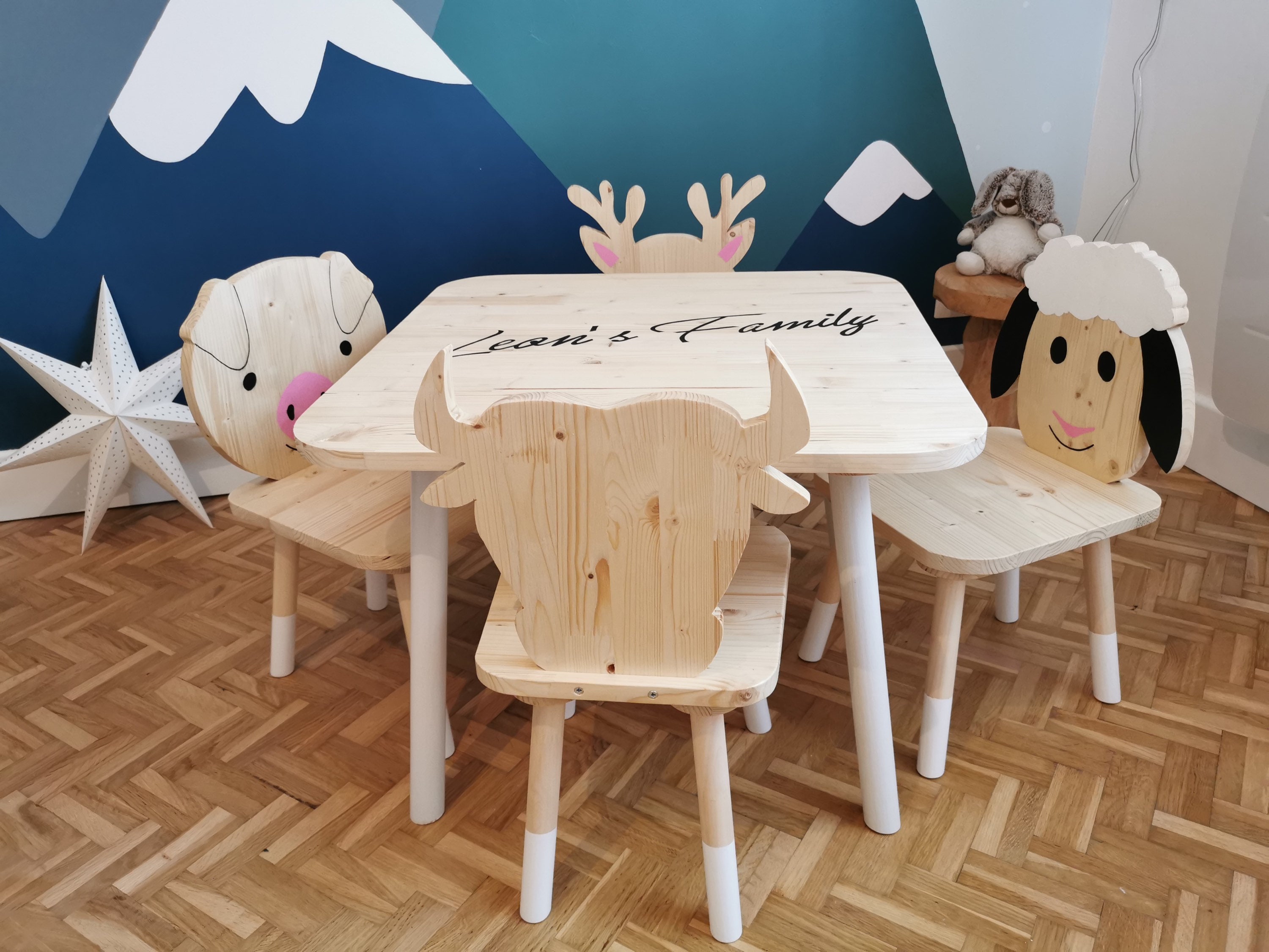 ensemble Table + 4 chaises
