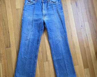 36x29 Vintage Orange Tab Levis 517 Jeans
