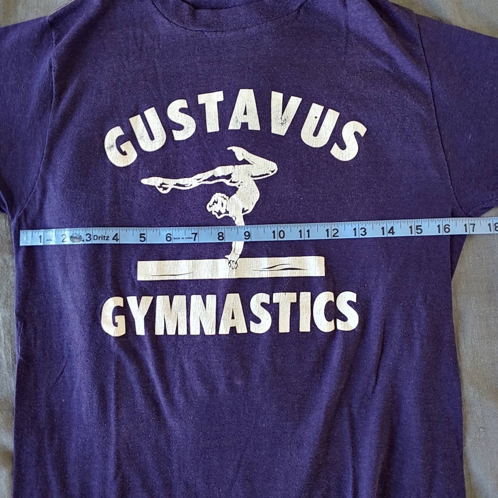 Vintage purple Gustavus Gymnastics t-shirt womens small | Etsy