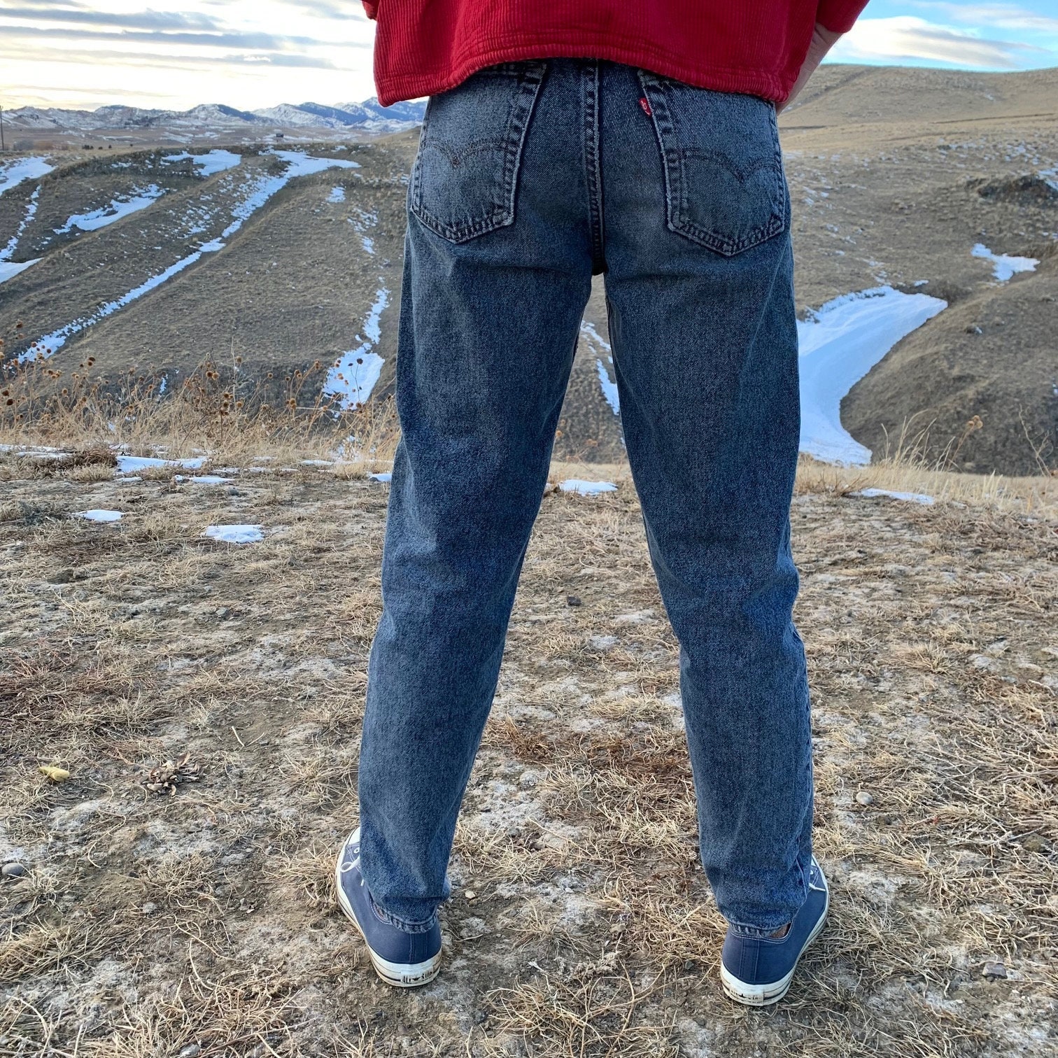 Vintage Levis 550 33x34 Stone Wash Jeans USA - Etsy