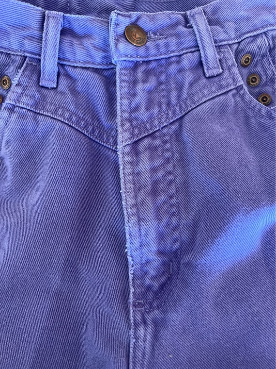 vintage western bareback purple Rockies jeans siz… - image 6