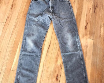 36x34 Vintage Frontier Series dunkelgraue Wash Herren Jeans