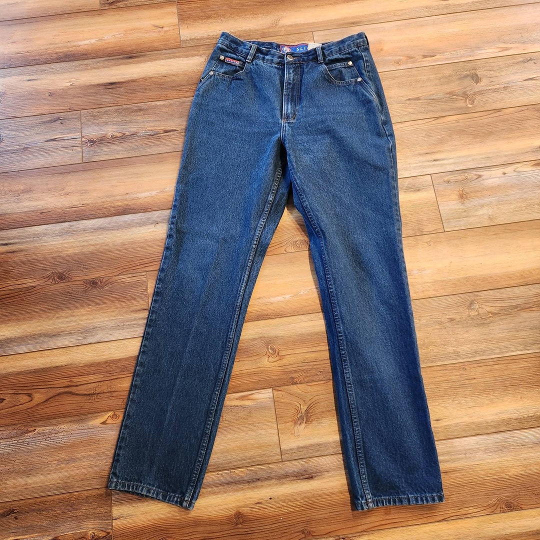 Posted Vintage Bareback Western Style Jeans 31x34 Slim Etsy