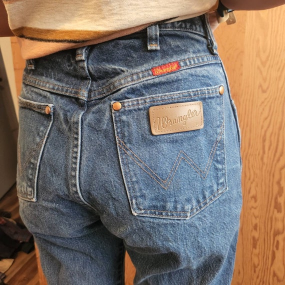 High waisted Mom Wrangler jeans 11x30 14MWZG - image 6