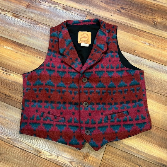 Vintage mid west garment company red and blue sou… - image 1