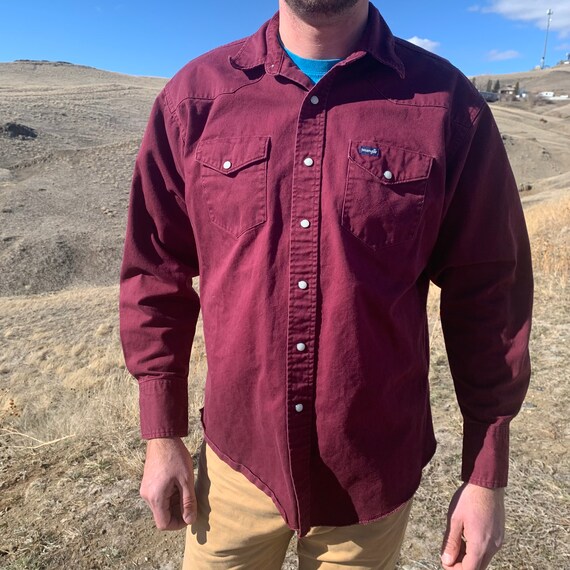Long Sleeve Pearl Snap Shirt 
