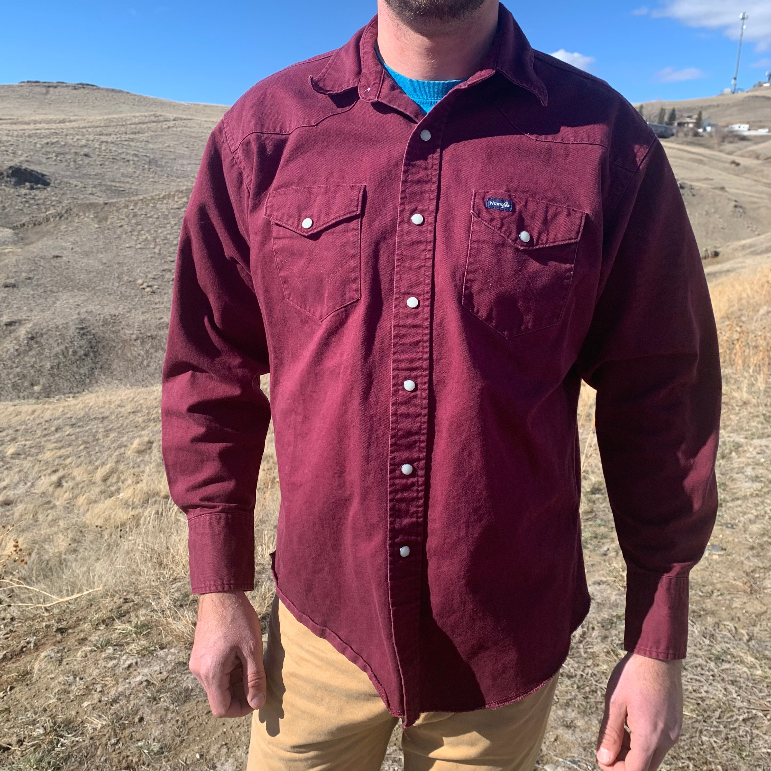 Long Sleeve Pearl Snap Shirt 