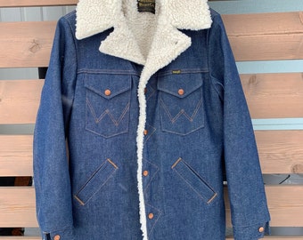 wrangler sheepskin jacket